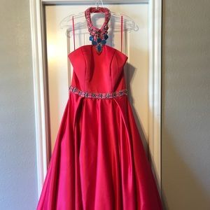 Size 8 prom dress or formal ballgown. Worn once